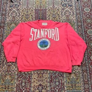 VTG 90s Galt Sand Stanford University ivy‎ league college crewneck sweatshirt L